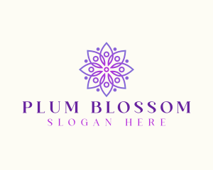 Beauty Mandala Flower logo design