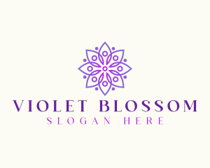 Beauty Mandala Flower logo design