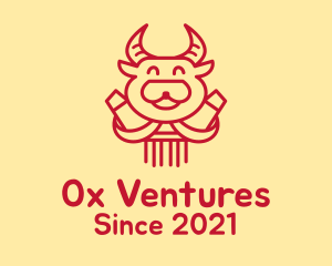 Festive Ox Head logo