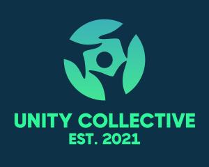 People Unity Foundation logo design