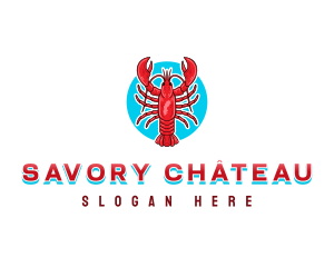 Sweden Crayfish Lobster logo design