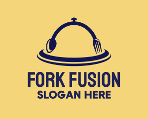 Spoon Fork Cloche logo design