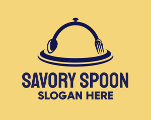 Spoon Fork Cloche logo design