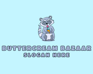 Raccoon Ice Cream logo