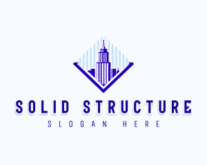 Architecture Structure Tower logo design