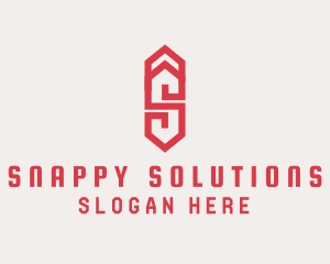 Home Housing Letter S logo design