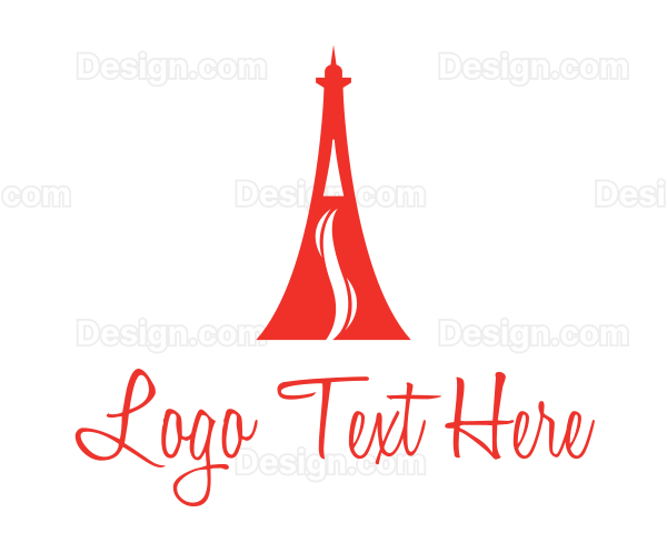 Red Eiffel Vape Logo