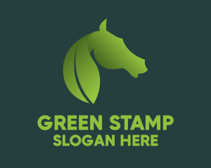 Leaf Horse Wildlife  logo design