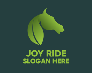 Leaf Horse Wildlife  logo design