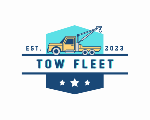 Industrial Tow Truck logo design