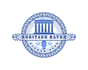 Greek Historical Landmark logo design
