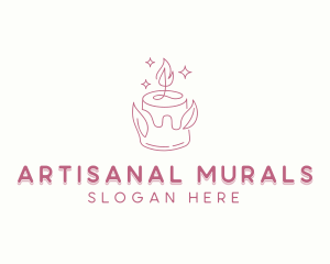 Artisanal Candlelight Decoration logo design