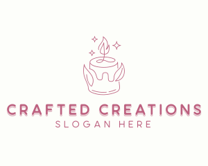 Artisanal Candlelight Decoration logo design