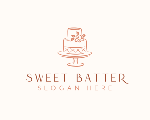 Sweet Cake Baker logo design