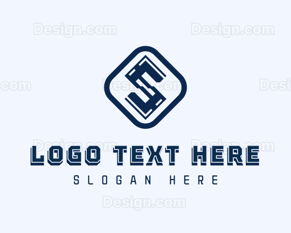 Technology Business Letter S Logo