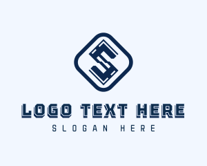 Technology Business Letter S logo