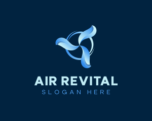 Thermal Cooling Propeller logo design