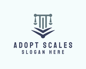 Justice Scale Law Firm  logo design