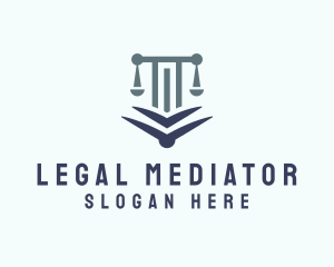 Justice Scale Law Firm  logo design