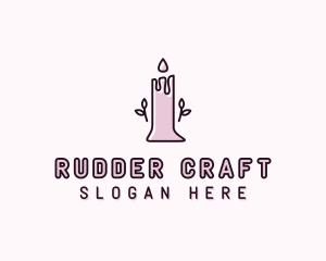 Candle Scented Candlelight logo design