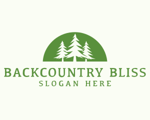 Forest Campsite Hiking logo