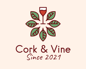 Vineyard Wine Bar logo design