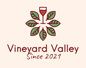 Vineyard Wine Bar logo design