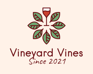 Vineyard Wine Bar logo design