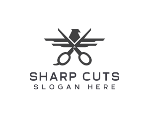 Eagle Barber Scissors logo