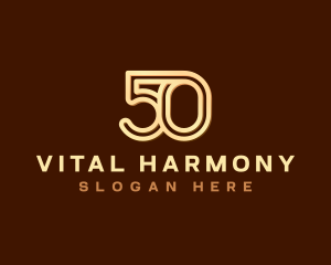 Fifty Number 50 Logo