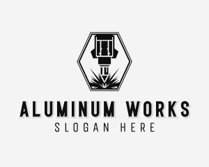 Laser Machinery Manufacturing logo design