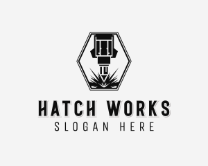 Laser Machinery Manufacturing logo design