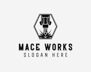 Laser Machinery Manufacturing logo design