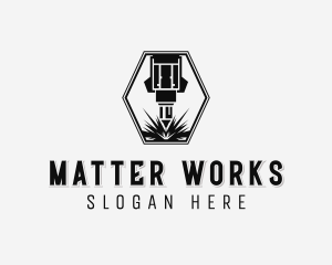 Laser Machinery Manufacturing logo design