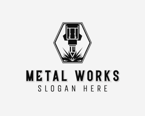 Laser Machinery Manufacturing logo design