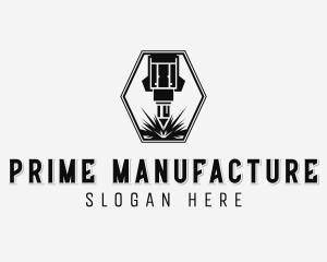 Laser Machinery Manufacturing logo design