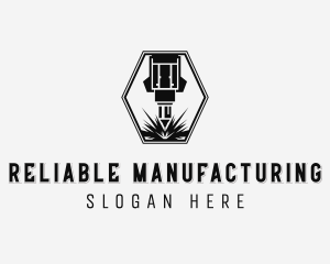 Laser Machinery Manufacturing logo design