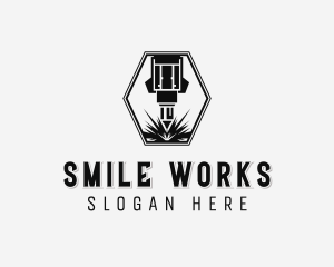 Laser Machinery Manufacturing logo design