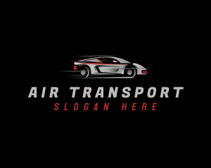 Drag Racing Sedan Vehicle logo design