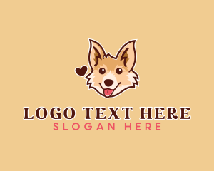 Corgi Dog Veterinary logo