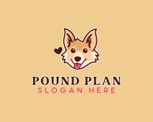 Corgi Dog Veterinary logo