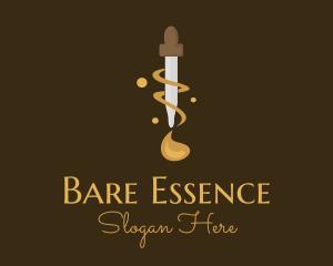 Essence Oil Dropper logo design