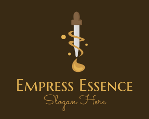 Essence Oil Dropper logo design