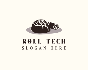 Cinnamon Roll Dessert logo design