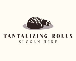 Cinnamon Roll Dessert logo design