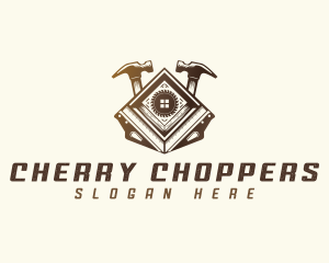 Carpentry Construction Tools logo design