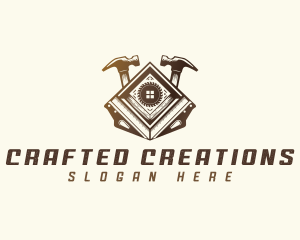 Carpentry Construction Tools logo design