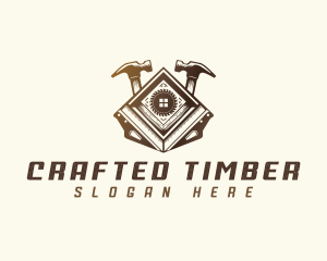 Carpentry Construction Tools logo design