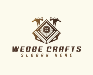 Carpentry Construction Tools logo design