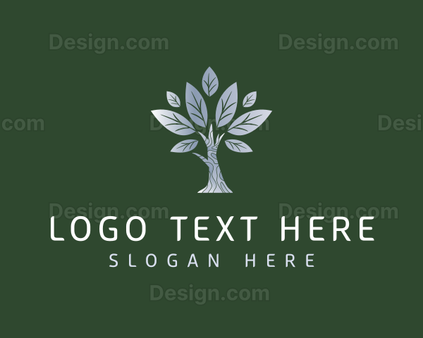 Leaf Silver Eco Logo